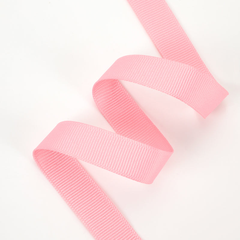 3/8" Textured Grosgrain Ribbon | Pink (150) | 100 Yard Roll