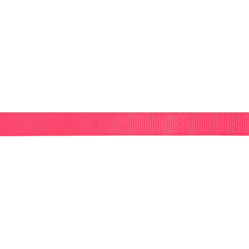 3/8" Textured Grosgrain Ribbon | Shocking Pink (175) | 100 Yard Roll
