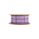 1 1/2" Wired Ribbon | Purple/Spring Plaid | 10 Yard Roll