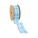 1 1/2" Wired Ribbon | Blue/Spring Plaid | 10 Yard Roll