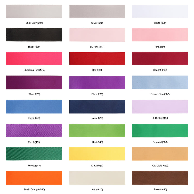 5/8" Double Face Satin Ribbon | Wine (275) | 100 Yard Roll