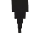 3/8" Single Face Satin Ribbon | Black (030) | 100 Yard Roll