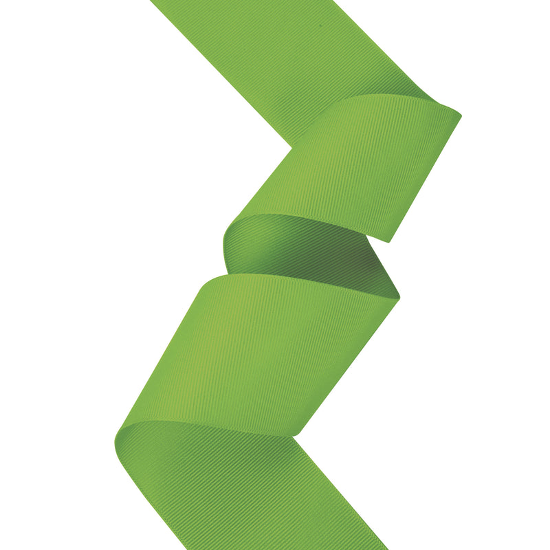 2 1/4" Textured Grosgrain Ribbon | Kiwi (548) | 50 Yard Roll