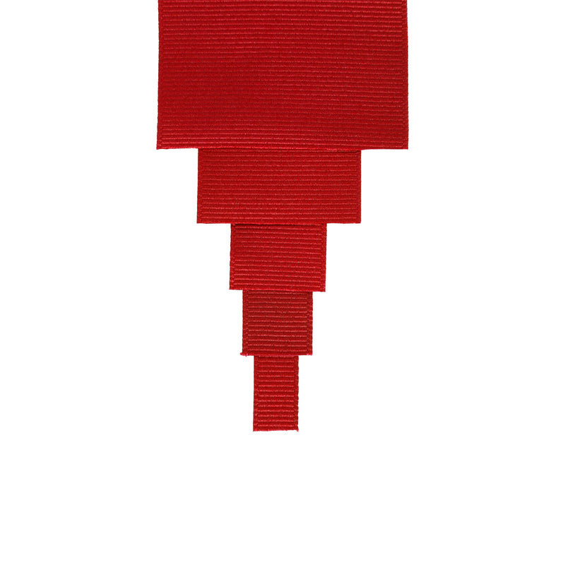 2 1/4" Textured Grosgrain Ribbon | Scarlet (260) | 50 Yard Roll