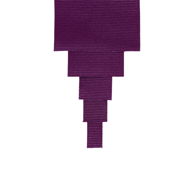 2 1/4" Textured Grosgrain Ribbon | Plum (285) | 50 Yard Roll