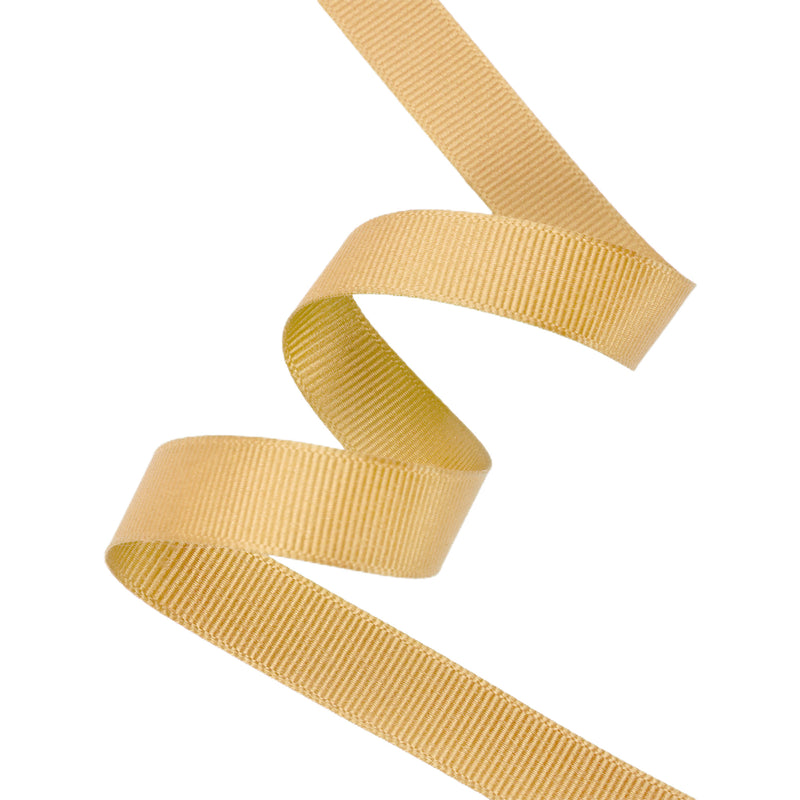 5/8" Textured Grosgrain Ribbon | Old Gold (690) | 100 Yard Roll