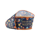 2 1/2" Wired Ribbon | Dia De Los Muertos | 10 Yard Roll