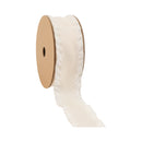 1 1/2" Ruffle Ribbon | Ivory | 20 Yard Roll