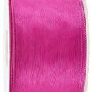 2 1/2" Wired Sheer Ribbon | Fuchsia | 50 Yard Roll