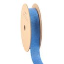 1" Metallic Grosgrain Ribbon | Blue | 25yd Roll