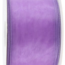2 1/2" Wired Sheer Ribbon | Lavender | 50 Yard Roll