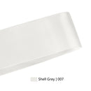 2 1/4" Double Face Satin Ribbon | Shell Grey (007) | 50 Yard Roll