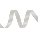 3/8" Double Face Satin Ribbon | Silver (012) |100 Yard Roll