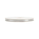 3/8" Double Face Satin Ribbon | Silver (012) |100 Yard Roll