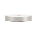 7/8" Double Face Satin Ribbon | Silver (012) |100 Yard Roll