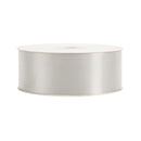 2 1/4" Double Face Satin Ribbon | Silver (012) | 50 Yard Roll
