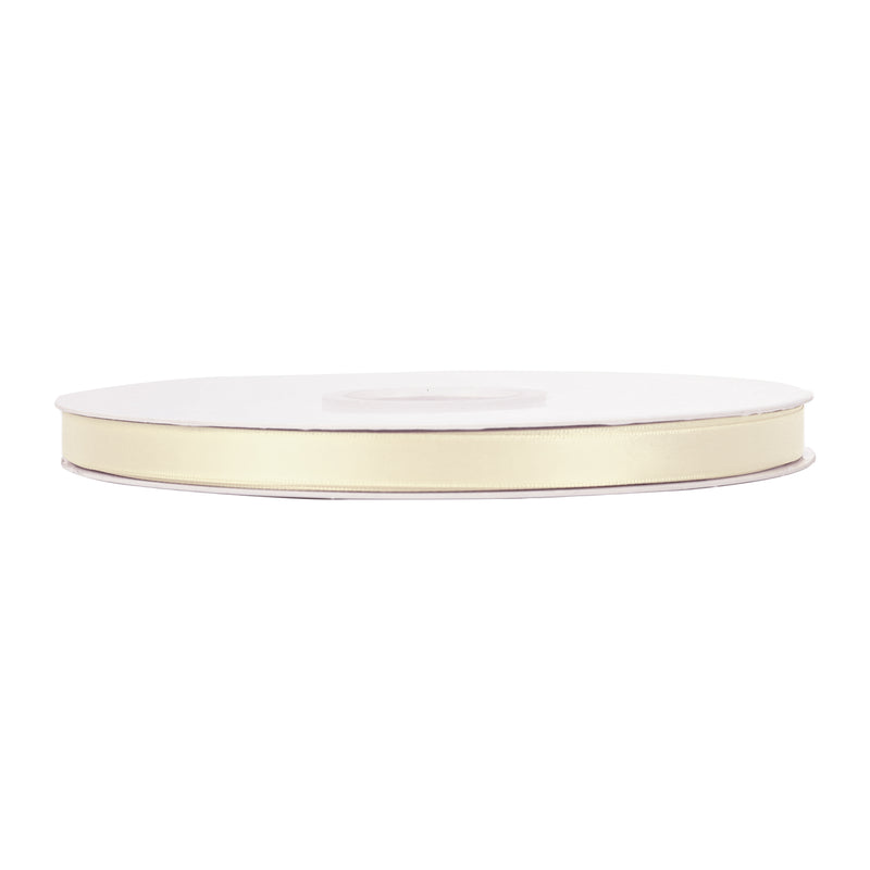 3/8" Double Face Satin Ribbon | Antique White (028) | 100 Yard Roll