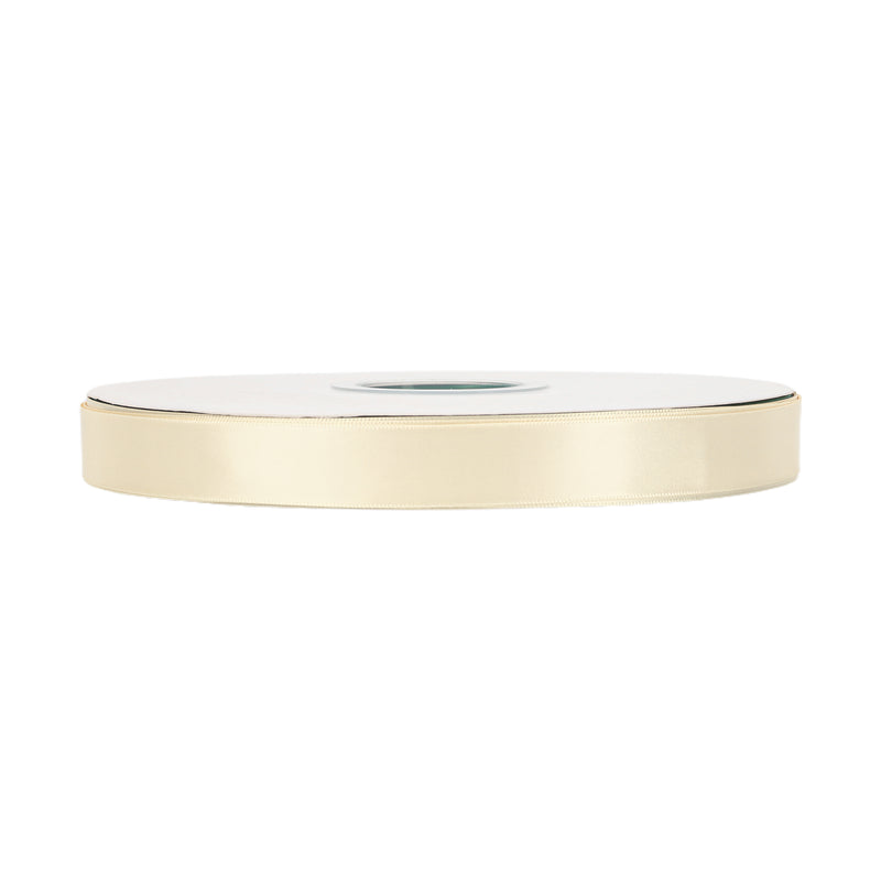 5/8" Double Face Satin Ribbon | Antique White (028) | 100 Yard Roll