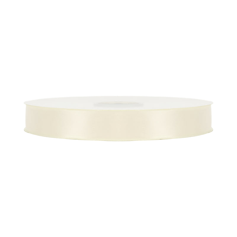 7/8" Double Face Satin Ribbon | Antique White (028) | 100 Yard Roll