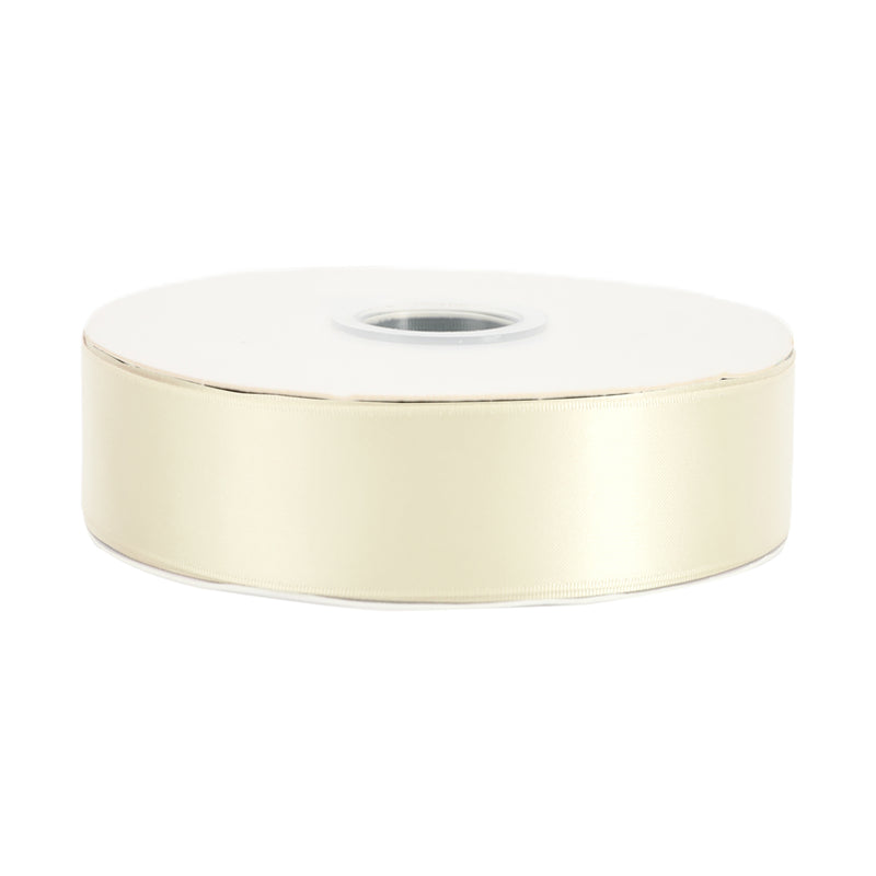 1 1/2" Double Face Satin Ribbon | Antique White (028) | 50 Yard Roll