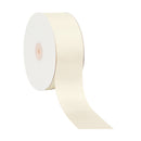 2 1/4" Double Face Satin Ribbon | Antique White (028) | 50 Yard Roll