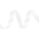 3/8" Double Face Satin Ribbon | White (029) | 100 Yard Roll