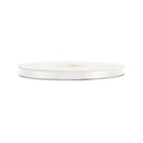 3/8" Double Face Satin Ribbon | White (029) | 100 Yard Roll