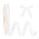 5/8" Double Face Satin Ribbon | White (029) | 25 Yard Roll
