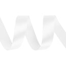5/8" Double Face Satin Ribbon | White (029) | 100 Yard Roll
