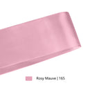 2 1/4"  Double Face Satin Ribbon | Rosy Mauve (165) | 50 Yard Roll