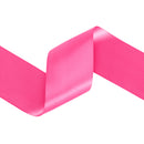 2 1/4" Double Face Satin Ribbon | Shocking Pink (175) | 50 Yard Roll