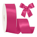 2 1/4"  Double Face Satin Ribbon | Azalea (187) | 50 Yard Roll