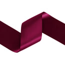 2 1/4" Double Face Satin Ribbon | Wine (275) | 50 Yard Roll