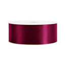 2 1/4" Double Face Satin Ribbon | Wine (275) | 50 Yard Roll