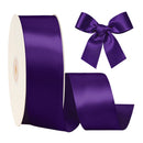 2 1/4" Double Face Satin Ribbon | Plum (285) | 50 Yard Roll