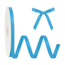 3/8" Double Face Satin Ribbon | Aegean Blue (327) | 100 Yard Roll