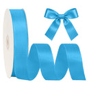 1 1/2" Double Face Satin Ribbon | Aegean Blue (327) | 50 Yard Roll