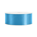 2 1/4"  Double Face Satin Ribbon | Aegean Blue (327) | 50 Yard Roll