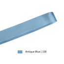 7/8" Double Face Satin Ribbon | Antique Blue (338) | 100 Yard Roll