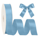 1 1/2" Double Face Satin Ribbon | Antique Blue (338) | 50 Yard Roll