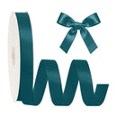 7/8" Double Face Satin Ribbon | Teal (347) | 100 Yard Roll