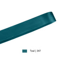 7/8" Double Face Satin Ribbon | Teal (347) | 100 Yard Roll