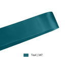 1 1/2" Double Face Satin Ribbon | Teal (347) | 50 Yard Roll