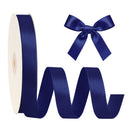 1" Double Face Satin Ribbon | Navy (370) | 100 Yard Roll