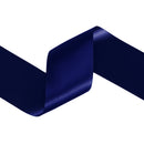 2 1/4" Double Face Satin Ribbon | Navy (370) | 50 Yard Roll