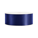 2 1/4" Double Face Satin Ribbon | Navy (370) | 50 Yard Roll
