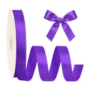 7/8" Double Face Satin Ribbon | Purple (465) | 100 Yard Roll