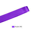 7/8" Double Face Satin Ribbon | Purple (465) | 100 Yard Roll