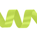 7/8" Double Face Satin Ribbon | Apple Green (550) | 100 Yard Roll