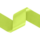 2 1/4"  Double Face Satin Ribbon | Apple Green (550) | 50 Yard Roll